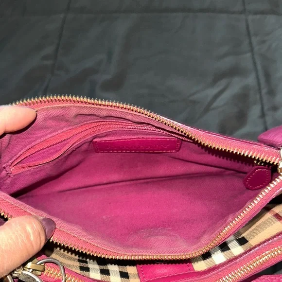 Stylish Pink and Tan Women's Bag - Picture 8 of 13